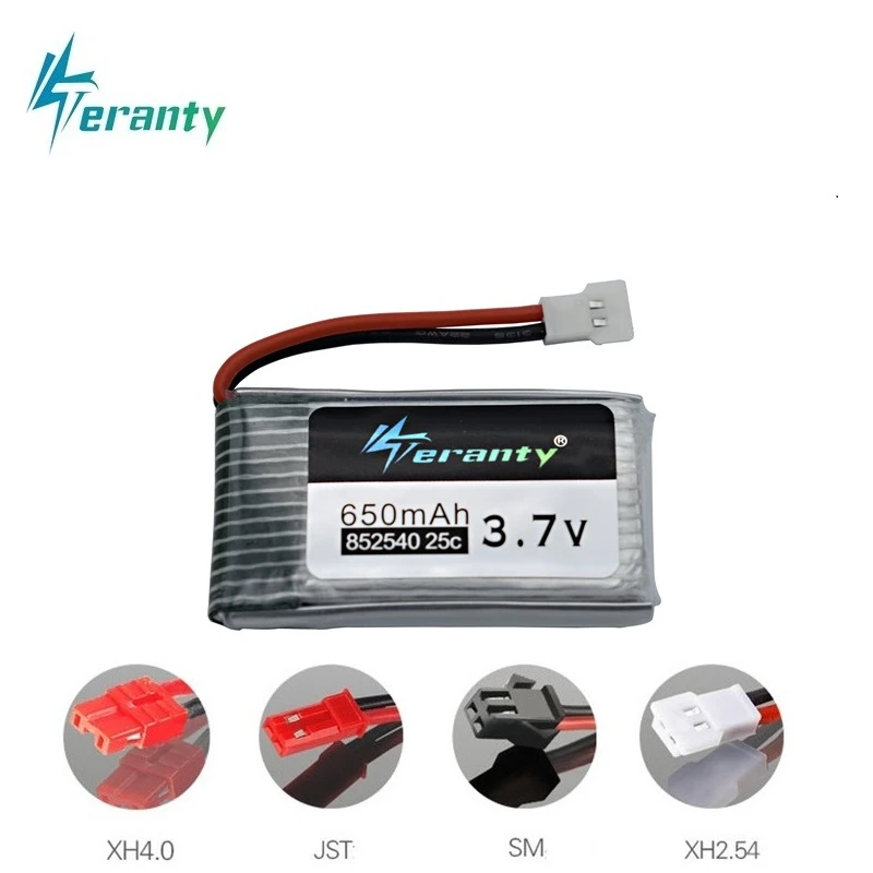 Teranty Moč 3,7 V 650mAh baterija Li-po Baterija Za SYMA X5C X5C-1 X5 H5C X5SW 852540 3,7 V Drone Polnilna Litijeva Baterija 5Pcs/Kompleti