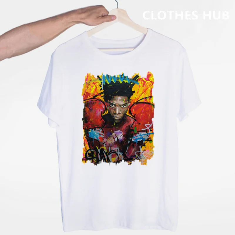 Jean - Michel Basquiat Majica s kratkimi rokavi Moški Tshirts Hip Hop Mens Kratki Rokavi T-srajce Moda Priložnostne T-shirt