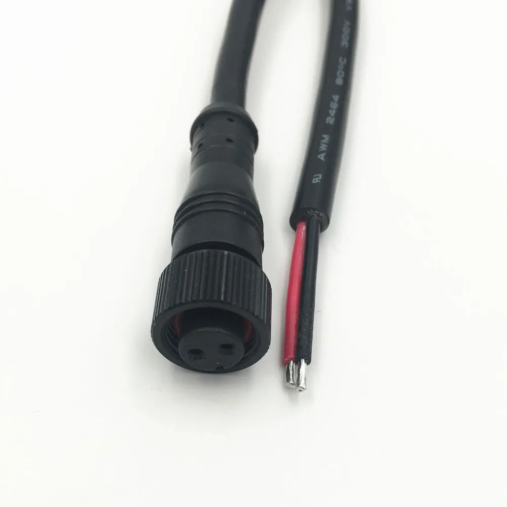 5Pair Kovinski Vijak M12 Nepremočljiva 2 3 4 5 6 8 Pin IP68 Kabel Bakrene Žice Plug za LED Trakovi Moški in Ženski Priključek Priključek Črna