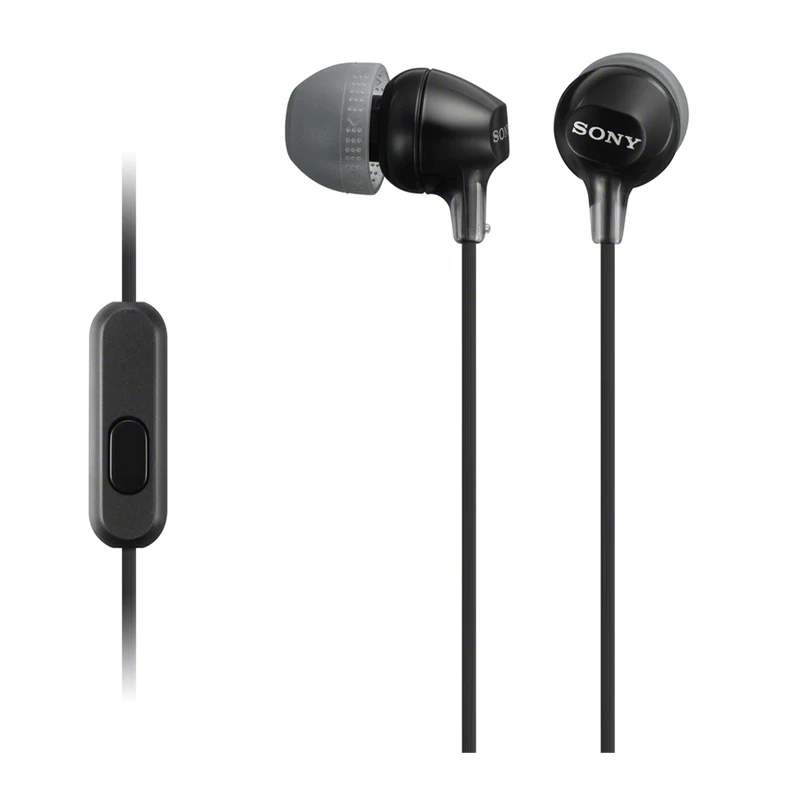 Original Sony MDR-EX15AP 3,5 mm Žične Stereo slušalke, prostoročno Subwoofer Stereo Slušalke z Mikrofonom za Xiaomi Huawei