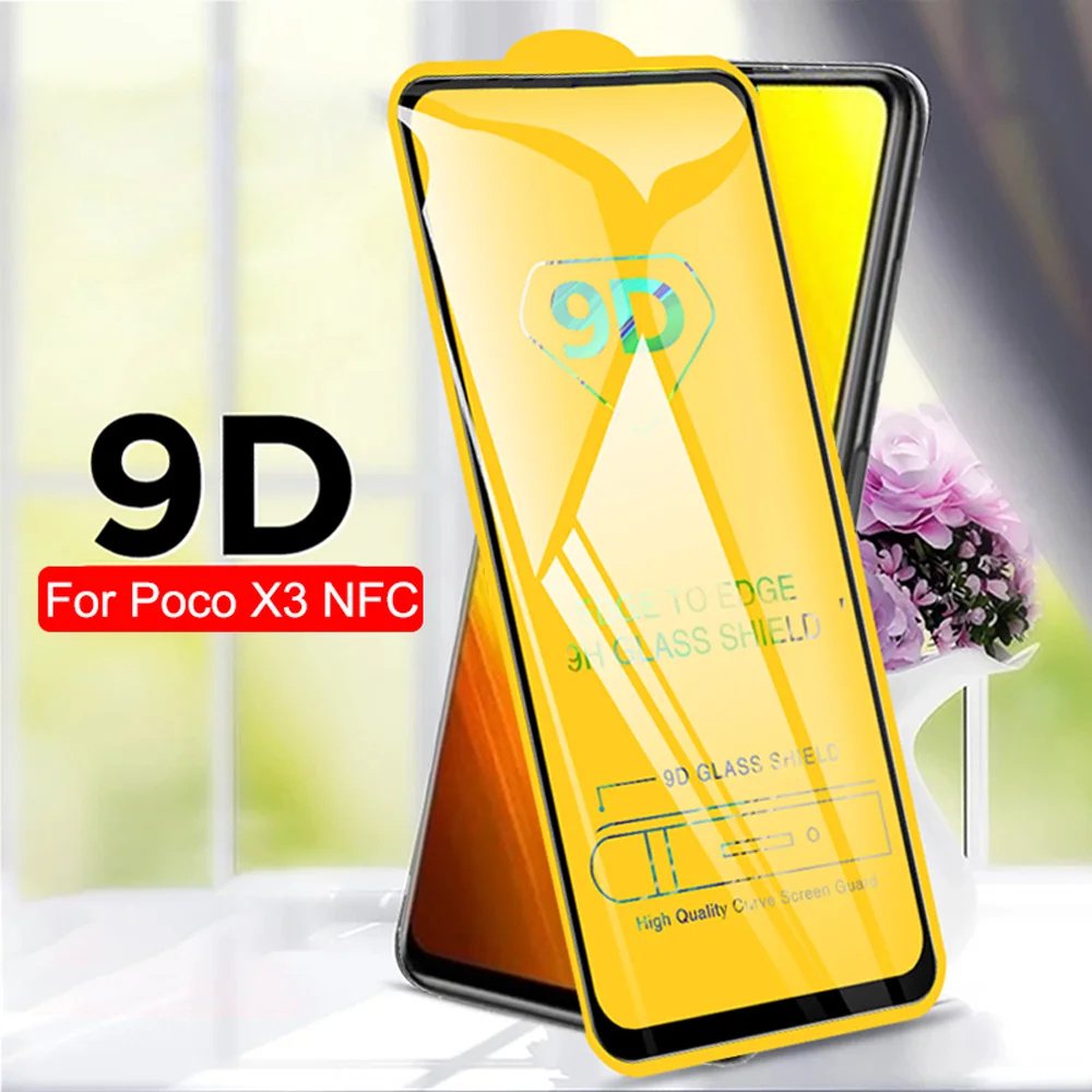 3in1 Capa,Kul Stil Shockproof Primeru za Xiaomi POCO X3 NFC Hrbtni Pokrovček PoKo X3 Kaljeno Steklo Poco F2 Pro PocoX3NFC Primeru + Steklo