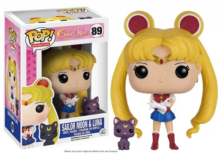 Funko pop Sailor Moon & Luna / CHIBI LUNA / MORNAR PLUTON / SAILOR NEPTUN/ MORNAR URAN PVC Dejanje Slika Zbirateljske Model Igrača