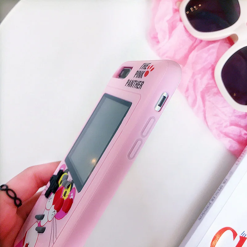 Igra Merchine Telefon Coque Za iPhone 7 8 6 6s Plus Primeru, da Igrate Igre Pink Panther Mehko TPU Kritje Za iPhone X XS Max XR 10 Fundas