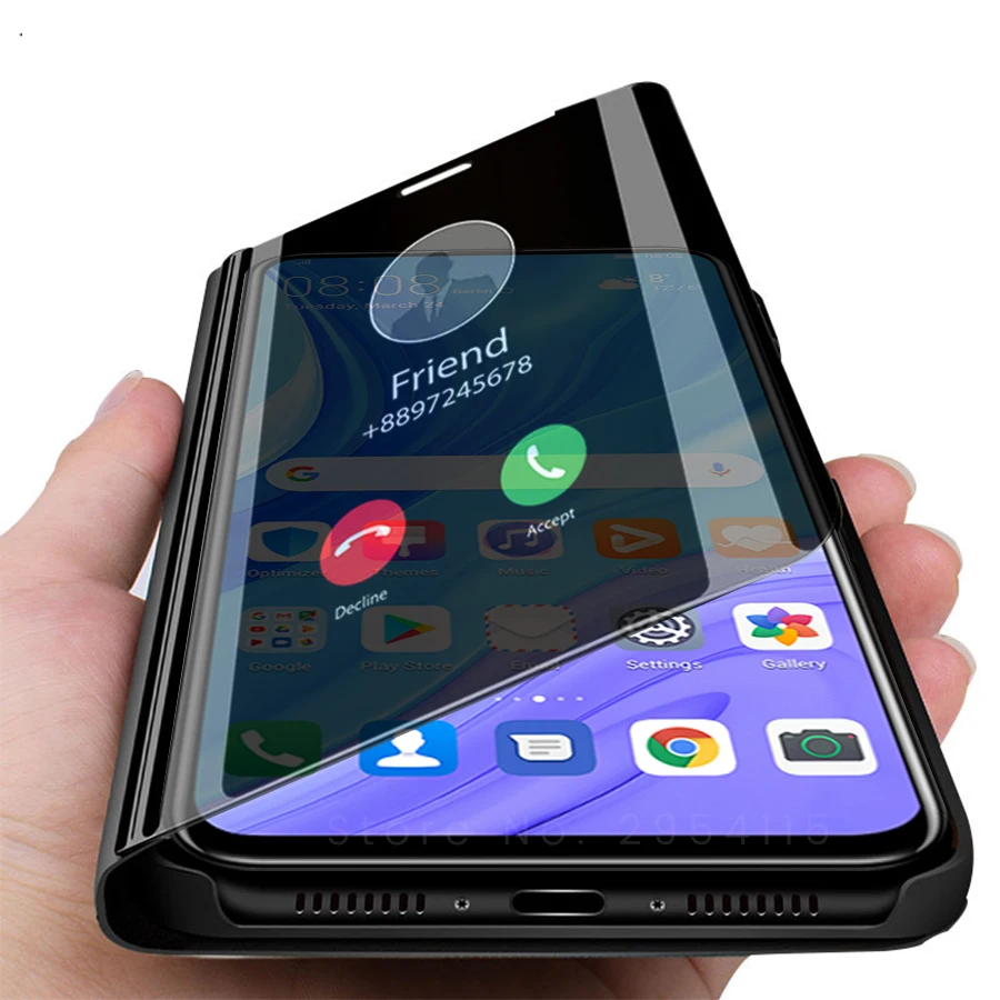P smart Pro primeru ogledalo flip primeru za Huawei P smart Pro 2019 stk 