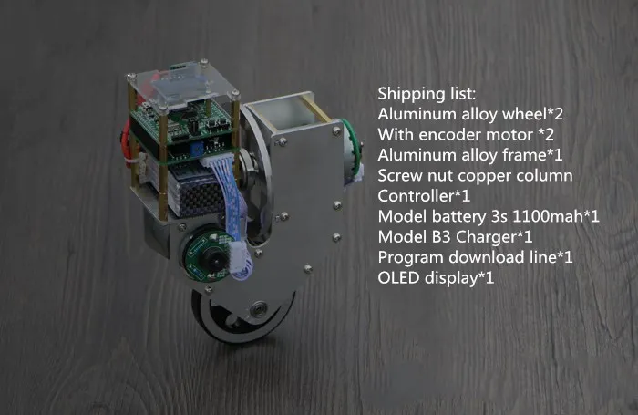Unicycle Uravnoteženje Avto Monocikl Self-uravnoteženje Robot Eno Kolo Underactuated Sistem Avtomatizacije PID