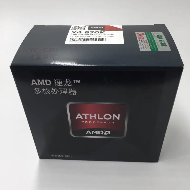 AMD Athlon X4 860K CPU Procesor Škatlah z radiator FM2+ Quad-Core Za 3,7 GHz/4M/95W Namizje AD860KXBI44JC NOVA