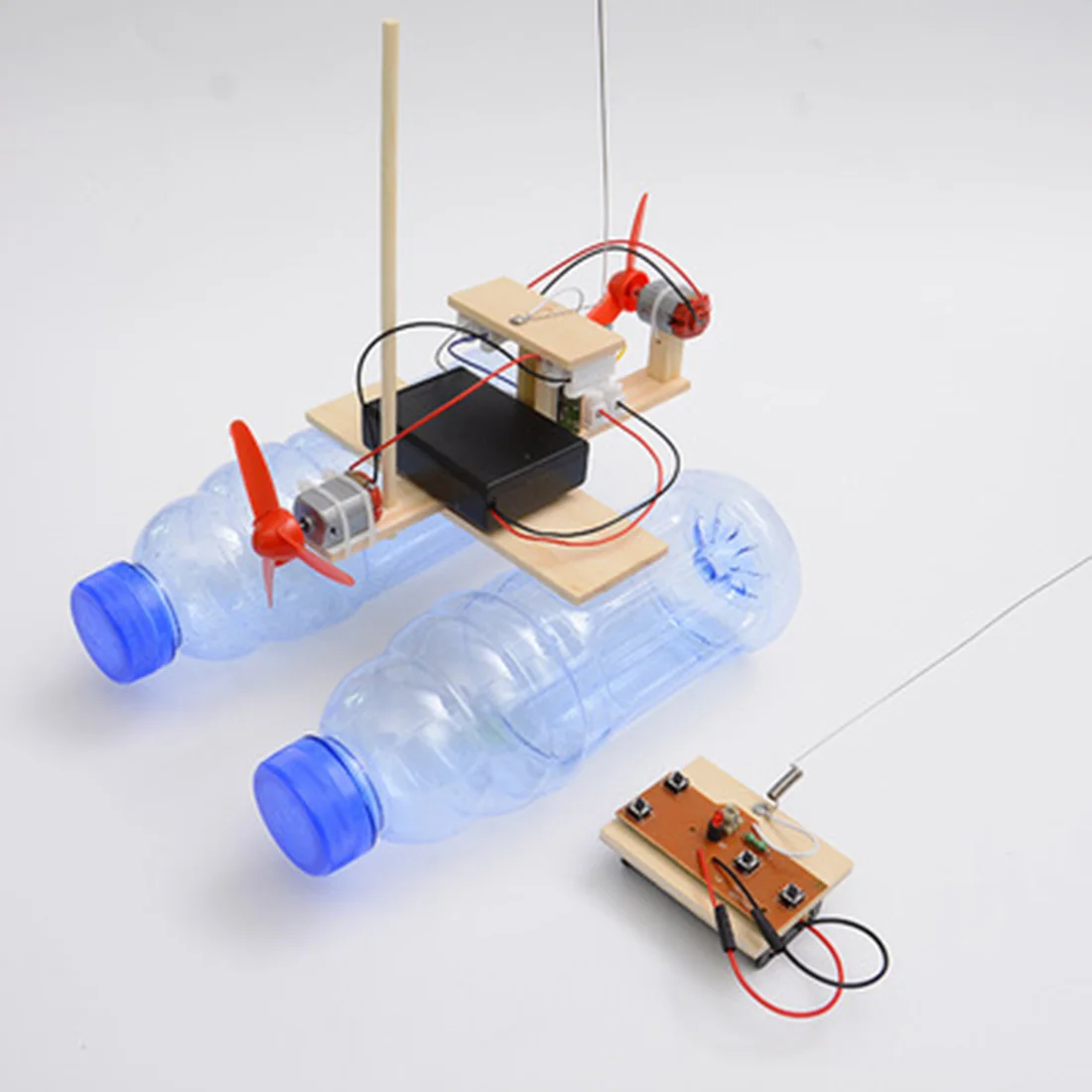 DIY RC Airboat Model Znanost Eksperiment Sestavljanje Puzzle Igrača Za Študente, Fantje, Otroci Diy Izobraževalne Znanosti Kompleti