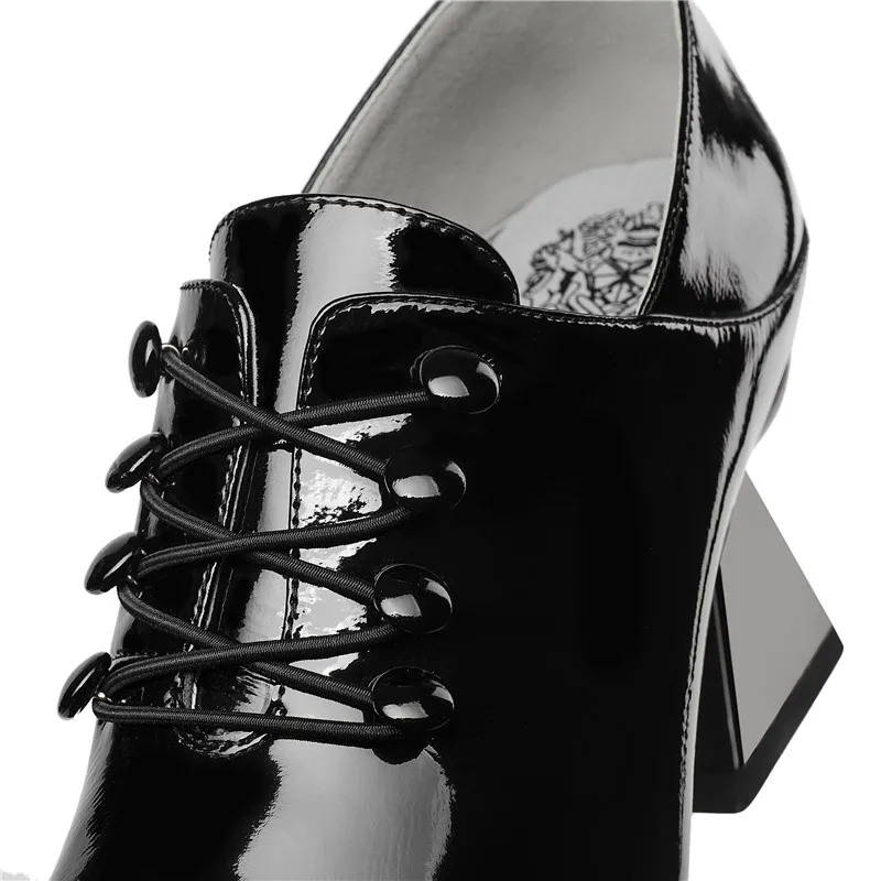MORAZORA 2020 Novo Prispeli pravega usnja ženske črpalke moda kvadratni toe čipke dame čevlji črno belo poletno visoke pete, čevlji