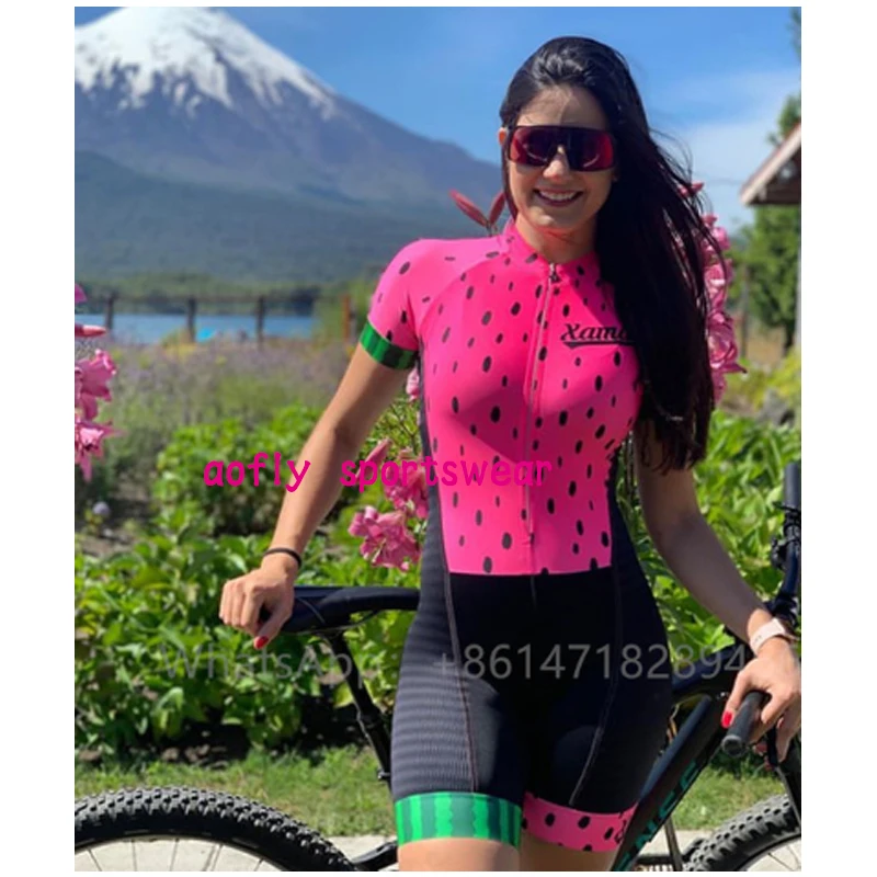 2020 Xama PRO Ženski Kolesarski bo Ustrezala Wome je Triatlon Določa Maillot Ropa Ciclismo Kolesarski Dres Oblačila Skinsuit Gel Roza Pad