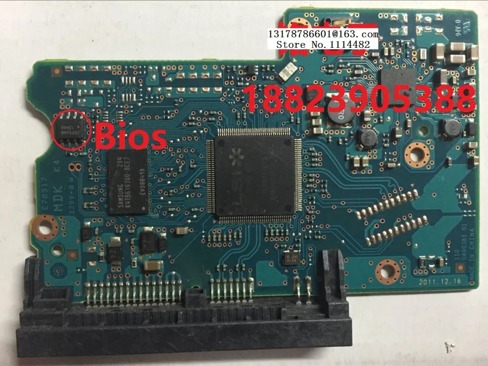 2200A90381 Brezplačna dostava Prvotne HDD PCB logiko odbor za Trdi Disk Vezje 2200A90381