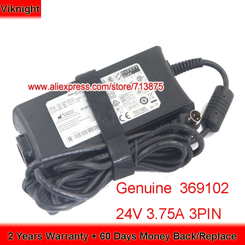 Resnično je 3,75 24V AC Adapter za ResMed 369102 90W CPAP in VPAP stroji S9 IP 21 Napajanje