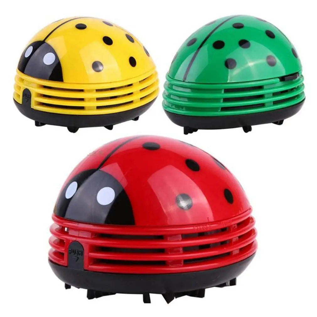 Ustvarjalne Mini Ladybug Sesalnik Namizni Aparat Za Namizni Sesalnik Za Prah Zbiralnik Za Domačo Pisarno