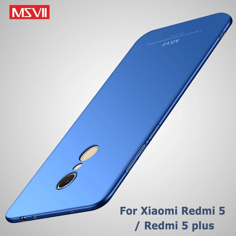 Msvii Za Xiaomi Redmi 5 Plus Globalni Različici Primeru Za Xiaomi Redmi 5 Pro 2017 Primeru Xiomi Redmi5 Silm PC Pokrov Za Redmi 5A Primerih