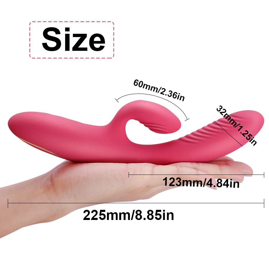 FLXUR Vibrator za G-spot 10 Hitrost Vibrator Rabbit Dvojni Vibrator za Ženske Vaginalne Massager Klitoris Stimulator Ženski Masturbator Seks igrače