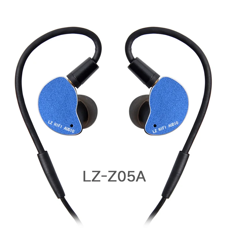 LZ Z05A V Uho Slušalke Dynamic Drive HIFI IEM Kovinski Slušalke Slušalka S Snemljivo Držalo MMCX Kabel MMCX Snemljiv