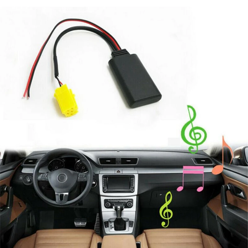 Avto Bluetooth AUX Kabel Adapter za Fiat Grande Punto Alfa Romeo Stereo MINI 6Pin Modul Bluetooth Adapter