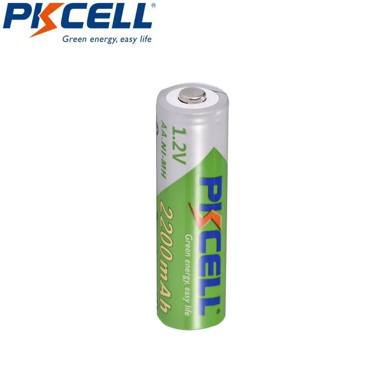 8PCS/2card PKCELL Baterije AA NIMH Polnilne Baterije AA 2A nizke self razrešnice 1,2 V 2200MAH baterija za polnjenje NI-MH baterije precharge