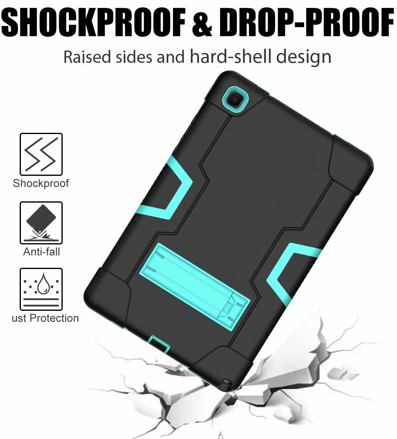 Shockproof Silikonski Tablični Primeru Za Samsung Galaxy Tab A7 10.4 2020 Kritje Krepak Dajatve Tablični Primeru Za SM-T500 SM-T505 Pokrov