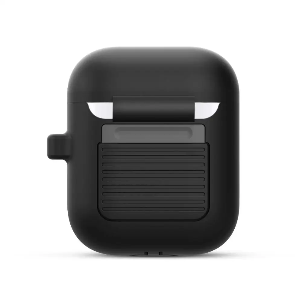 Mehko Kritje Za Airpods Primeru Silikonski Anti-padec Pokrov Za AirPods pro Apple Dodatki Brezžične Slušalke Primeru Z Keychain