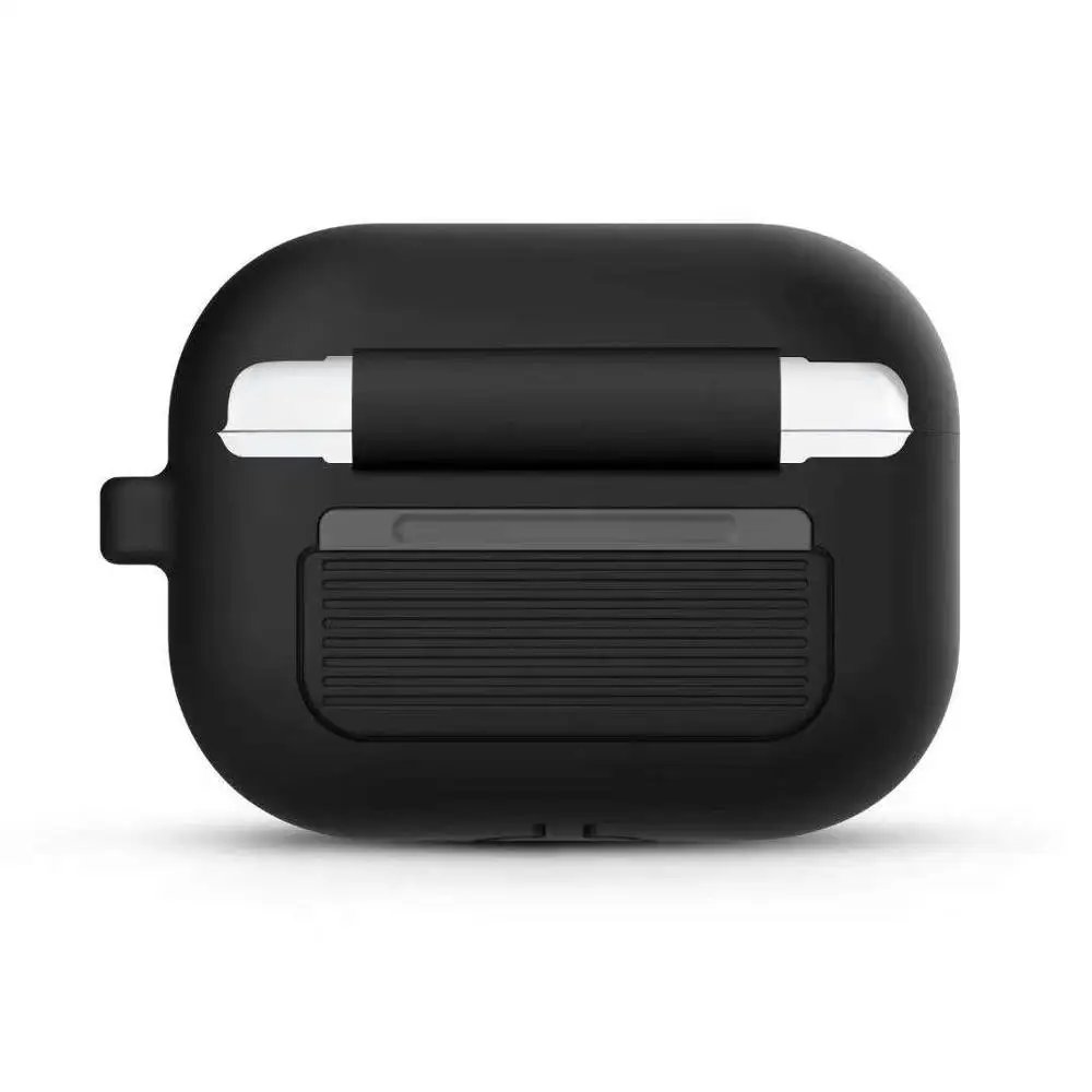 Mehko Kritje Za Airpods Primeru Silikonski Anti-padec Pokrov Za AirPods pro Apple Dodatki Brezžične Slušalke Primeru Z Keychain
