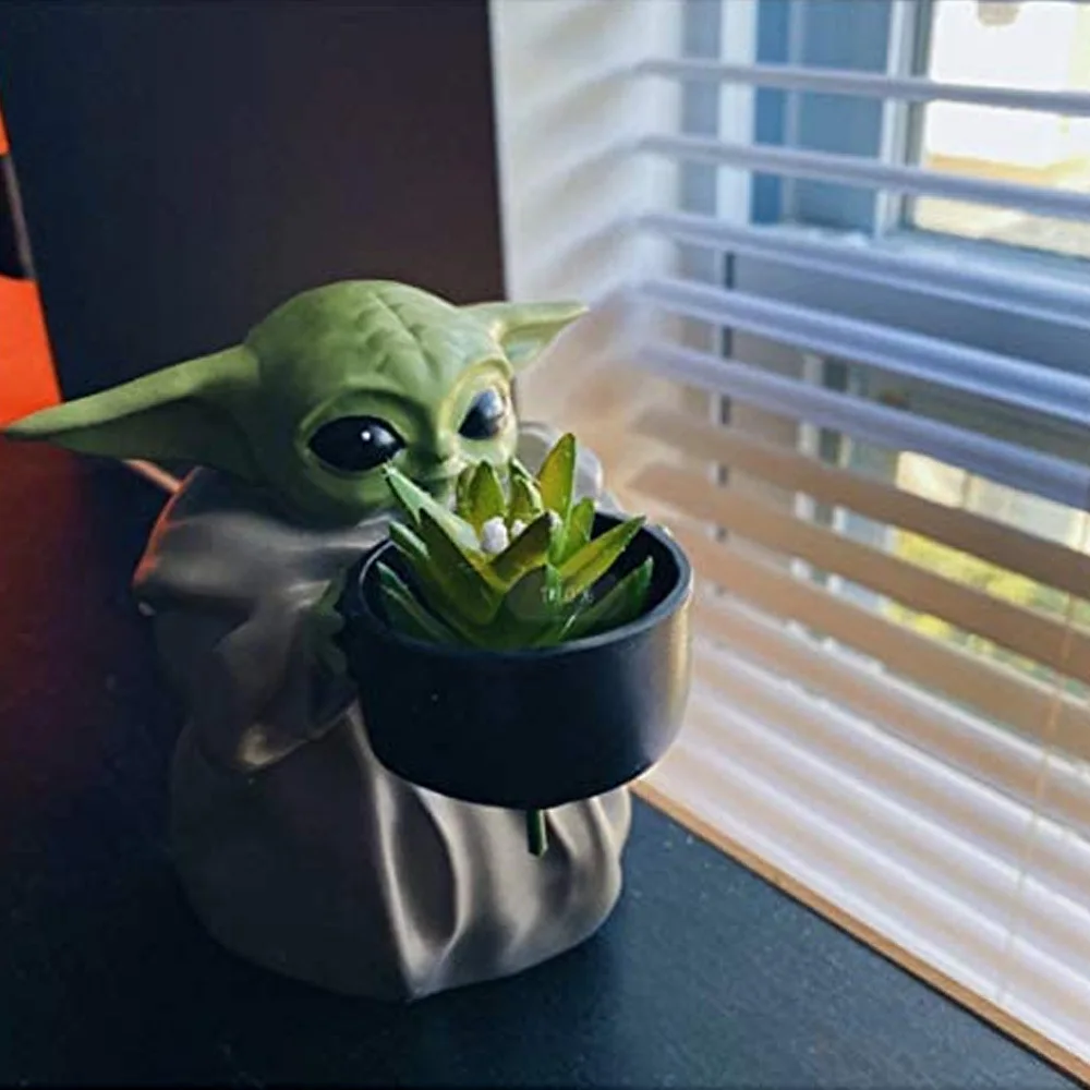Disney Kawaii Star Wars Baby Yoda Akcijska Figura, Igrače 6 cm Mandalorian Yoda Baby Številke Igrača Yoda Otroci Darila Božič