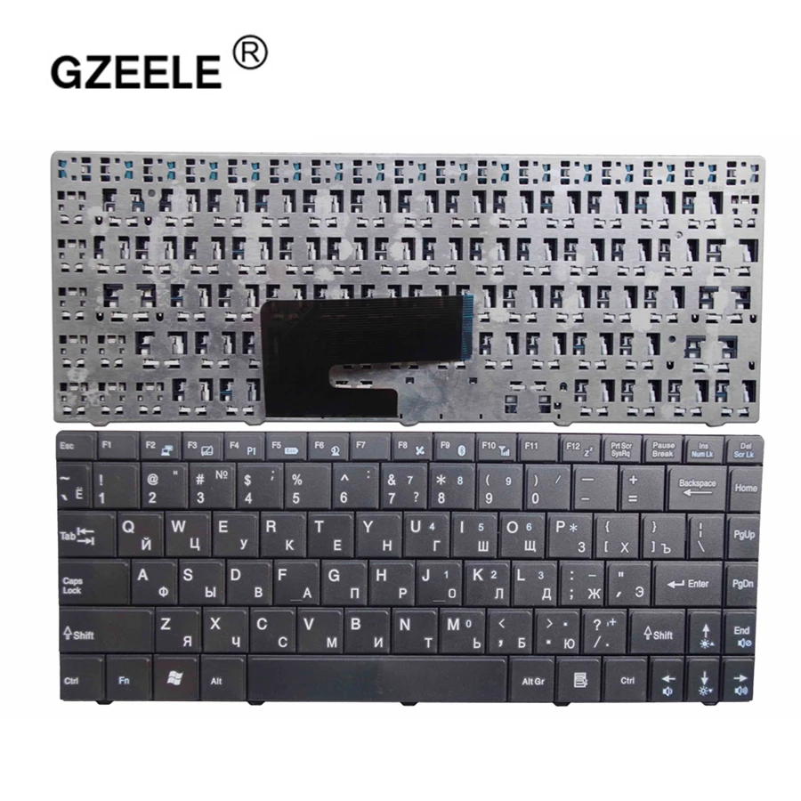 GZEELE ruske laptop tipkovnici MSI CR420 CR400 X350 EX465 CX420 CR420 X370 CR460 RU postavitev black zamenjajte tipkovnico