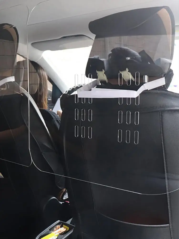 Avto Taksi Transparentno Izolacijo Film Anti-Fog Polno Surround Zaščitni Pokrov Kabine Spredaj In Zadaj Vrstico Avto Taksi Izolacije Film