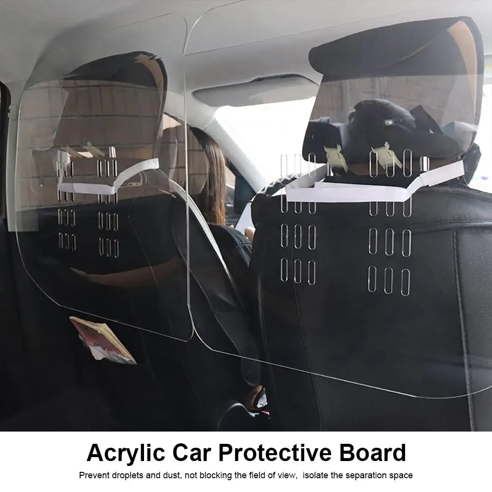 Avto Taksi Transparentno Izolacijo Film Anti-Fog Polno Surround Zaščitni Pokrov Kabine Spredaj In Zadaj Vrstico Avto Taksi Izolacije Film