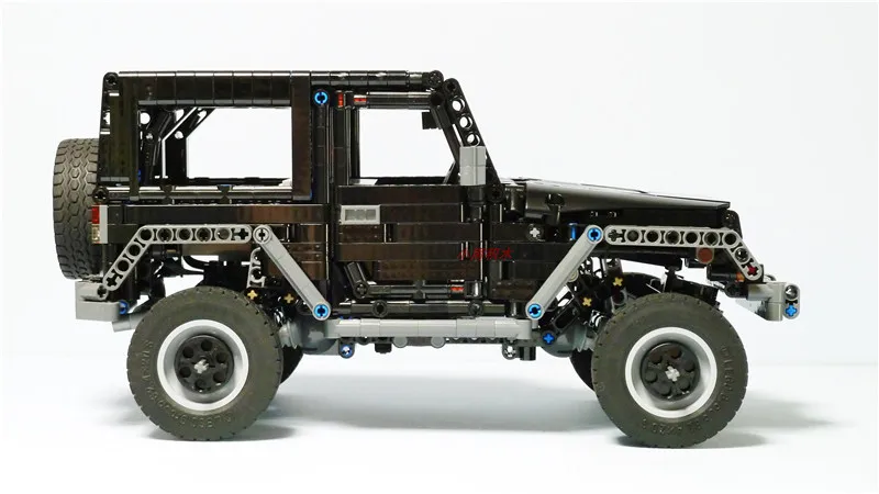 NOVA Tehnika serija RC Off-Road Jeep Wrangler Črni Avto Združljiv z MOC 8863 gradniki niz Izobraževalnih rojstne dneve, darila