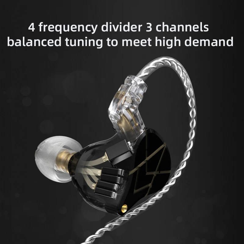 KZ ASX 20BA Enot HI-fi Uravnotežen Armature Slušalke DJ Šport ASF EDX Z1 S2 SA08 Neckband Slušalke za Ušesa Telefonov za Iphone 12