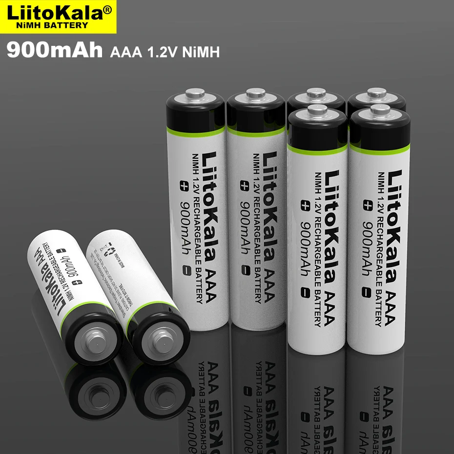 4-24PCS LiitoKala Original AAA NiMH Baterije 1,2 V Polnilna Baterija 900mAh za Svetilko, Igrače,daljinsko upravljanje