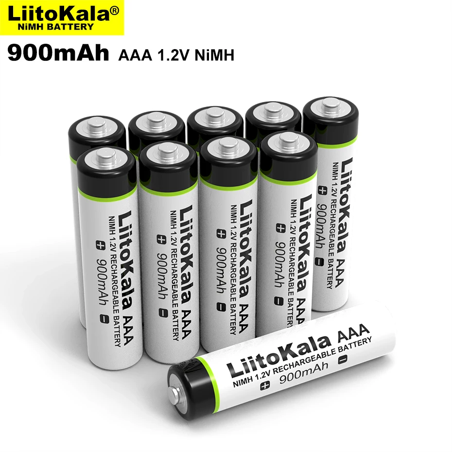 4-24PCS LiitoKala Original AAA NiMH Baterije 1,2 V Polnilna Baterija 900mAh za Svetilko, Igrače,daljinsko upravljanje