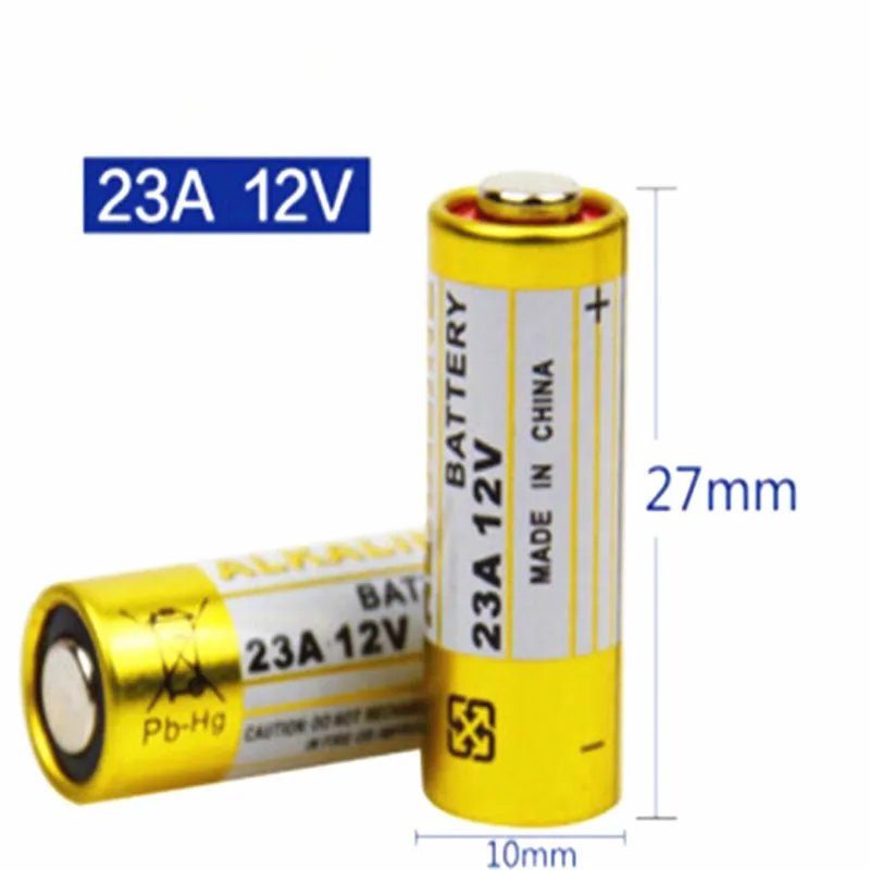 10pcs Alkalne baterije 23A 12V baterija 12V 23A 23A 12 V 21/23 A23 E23A MN21 RC upravljanje daljinski upravljalnik baterije RC Del