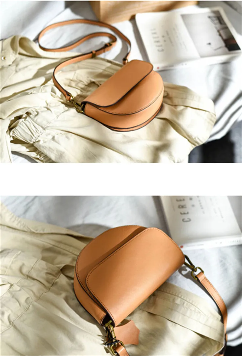 Enostavno in modno, ženske pravega usnja torba head plast cowhide mini shell-oblikovan messenger bag kapa vrečko