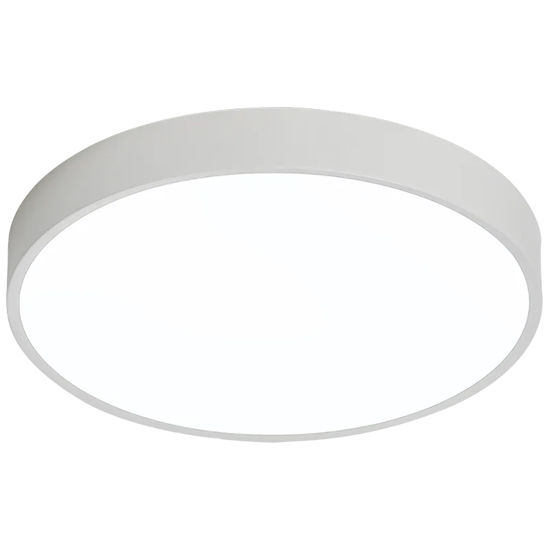 Ustvarjalne Ultra-tanek 5 cm LED Okrogle Stropne Luči Zatemniti Daljinski upravljalnik Stropna Lučka bela črna za Spalnica, Kuhinja Restavracija