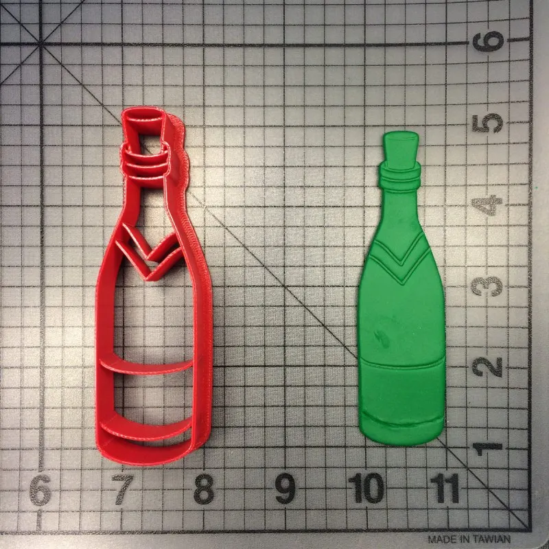Hrane in Pijače, Vina, steklenica vina sodu obliko fondat, rezalniki lepila prilepite rezila 3D tiskanih PLA