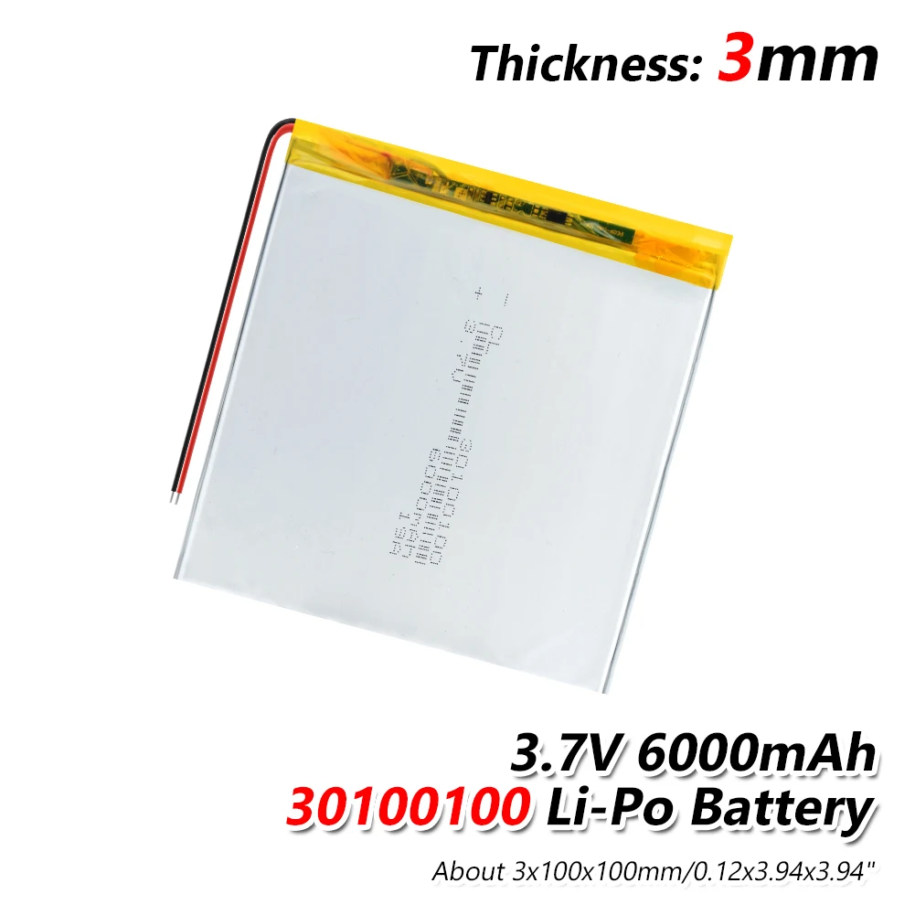 Polymer Li ionska Baterija, Zamenjava 1-4Pcs 3,7 V 30100100 model Litij-600MHA Polnilne Celice za Rezervno Napajanje Kamere, GPS DVD