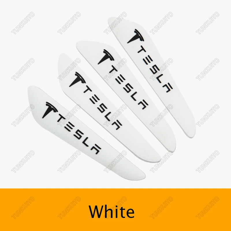 Vrata avtomobila Odbijača Zaščitnik PVC Za Tesla Model 3/S/X Pribor Vrata Stražar Zaščitna Model 3 4 Kos / Set