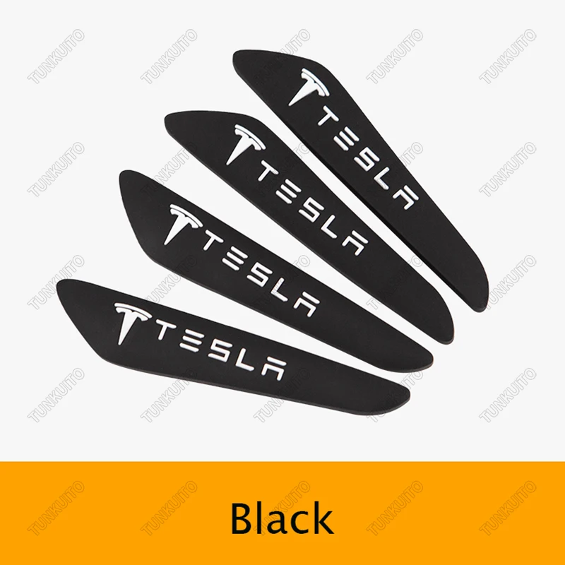Vrata avtomobila Odbijača Zaščitnik PVC Za Tesla Model 3/S/X Pribor Vrata Stražar Zaščitna Model 3 4 Kos / Set