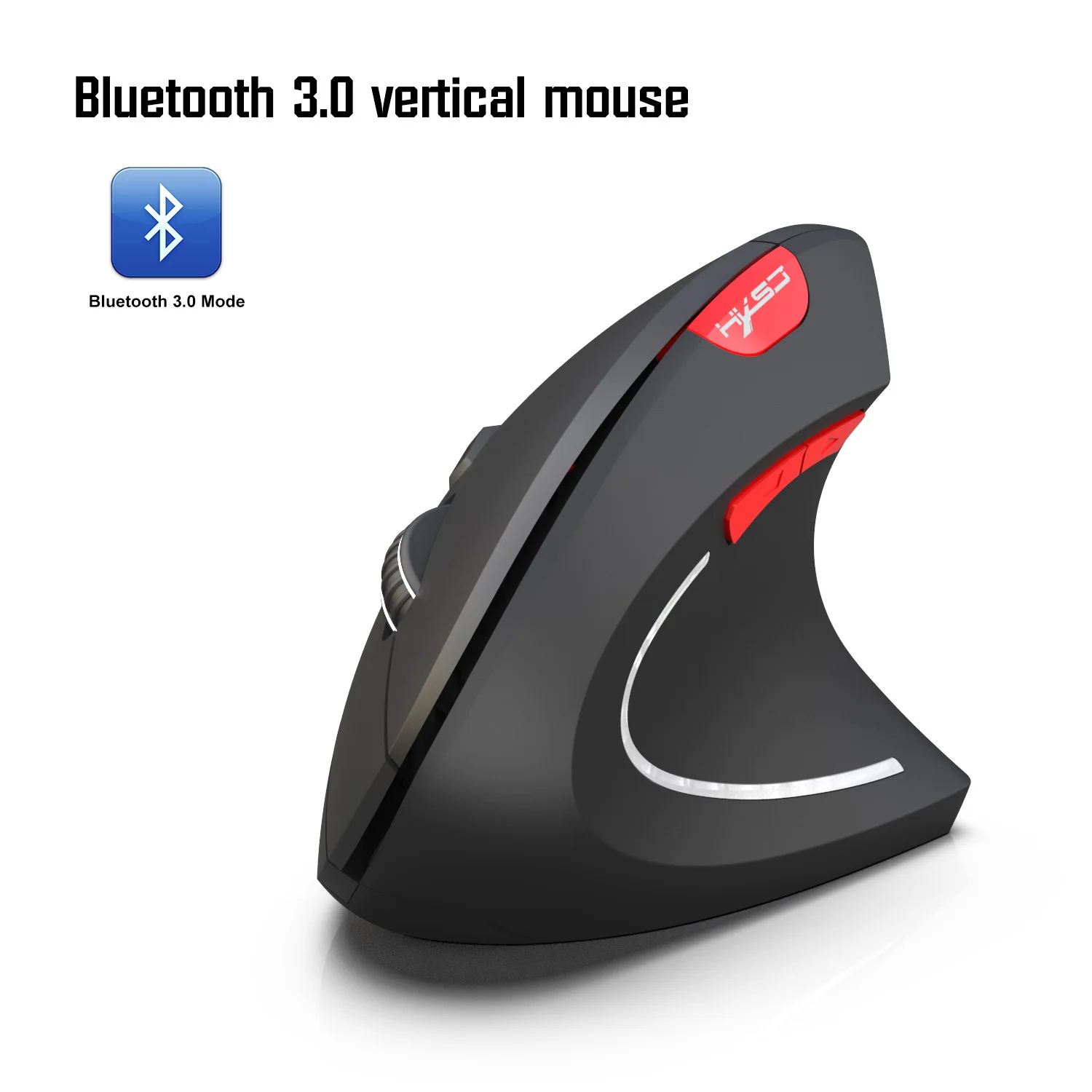 Moda Wireless Bluetooth 3.0 Miška 3 DPI Hitrost Nastavljiva Za Prenosni Računalnik, Tablični računalnik Optični Laser Navpično Miško Za Macbook