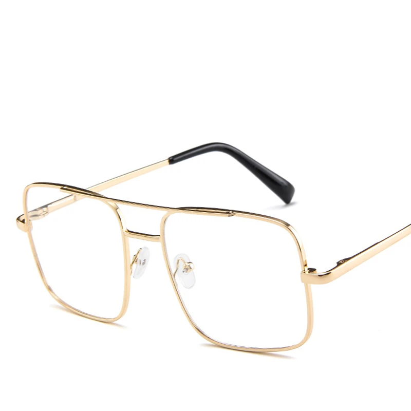 Klasični Kovinski Optičnih Očal Okvir Spektakel Seksi Računalnik Anti Modra Svetloba Očala Vintage Retro Kvadratnih Eyeglass Moški Ženske 2021