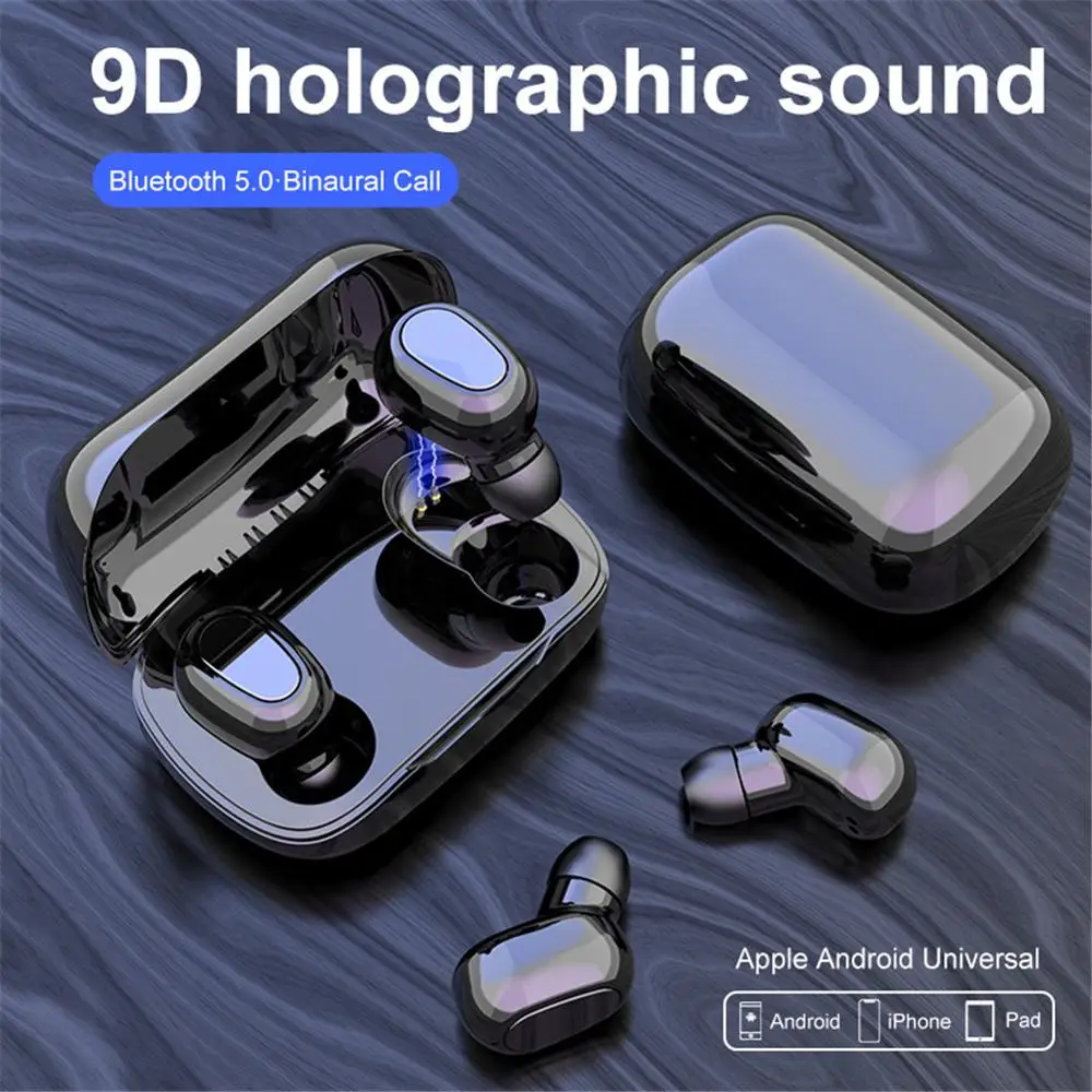 Dvojčka Mini Slušalke Brezžične Bluetooth V5.0 V Ušesu Slušalka Šumov Slušalke S Polnjenjem Primeru Za Mobilnikov