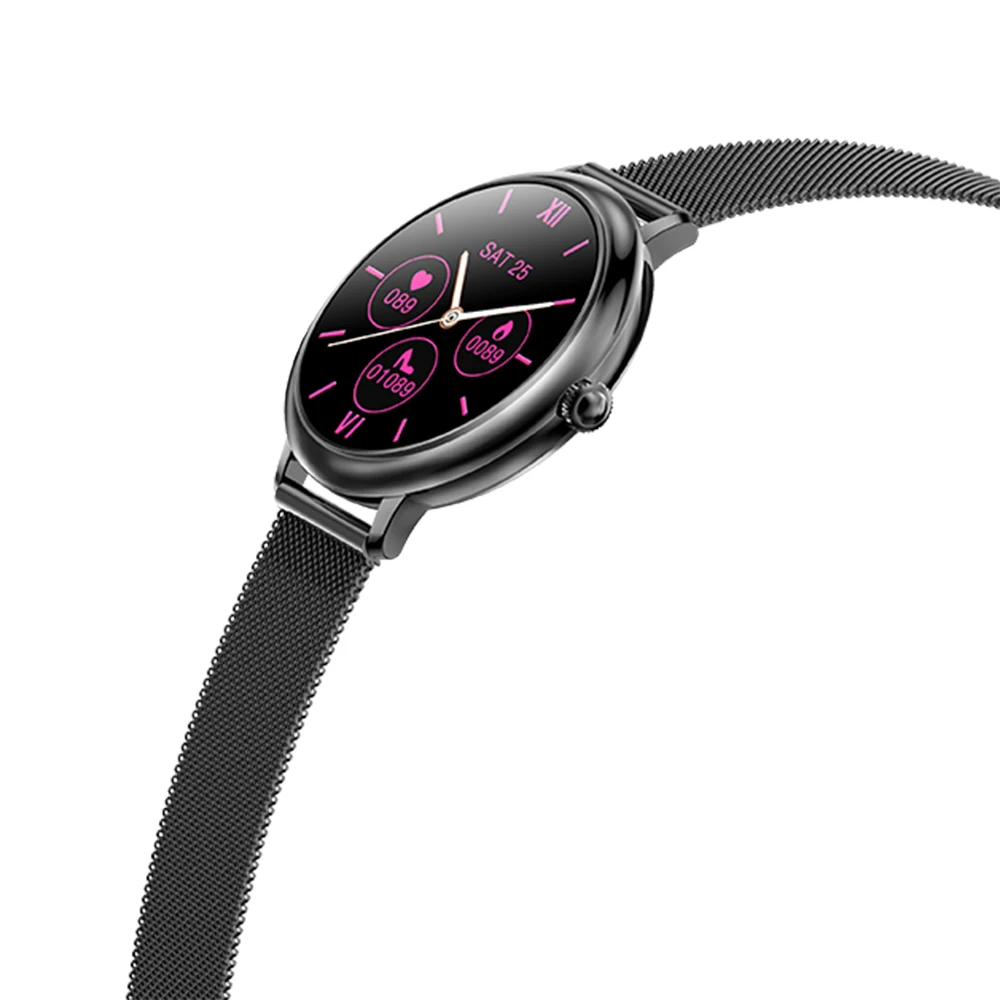 2020 NOVO CF80 Ženske Pametno Gledati Celoten Zaslon na Dotik Dama Dekle Ura Smartwatch Pedometer Šport Sledenje Ure za Android iOS
