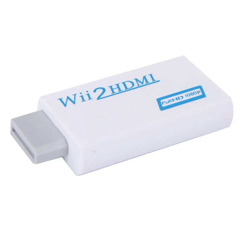 Wii na HDMI Pretvornik Napajalnik Z 3.5 mm Audio Jack in HDMI Izhod Podpira Vse Wii Načini Prikaza 720/1080P Za HDTV Monitor