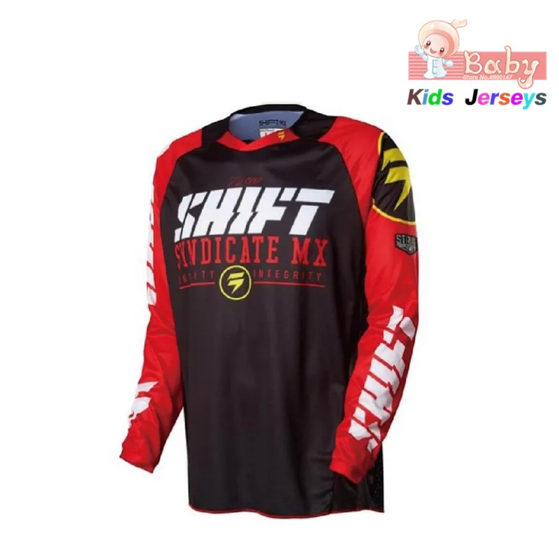 2021 Novih otroci Spustu Jersey Motokros Dolg Rokav Moto Jersey MTB Kolesarjenje Oblačila MX DH Motokros Dirke v Spustu jersey