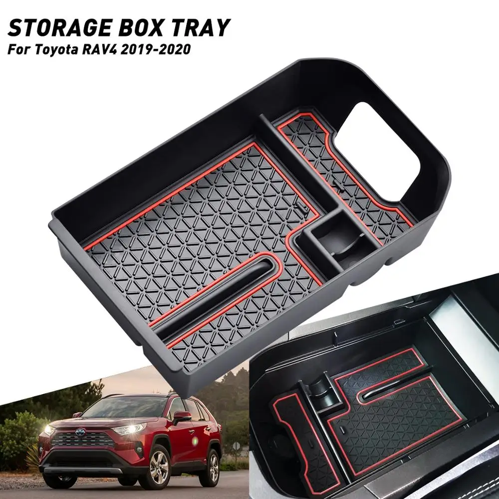 Avto Škatle za Rokavice Armrest Polje Sekundarni Shranjevanje Za Toyota RAV4 RAV 4 2019 2020 Auto Dodatki Styling Avto Centralne Škatla za Shranjevanje