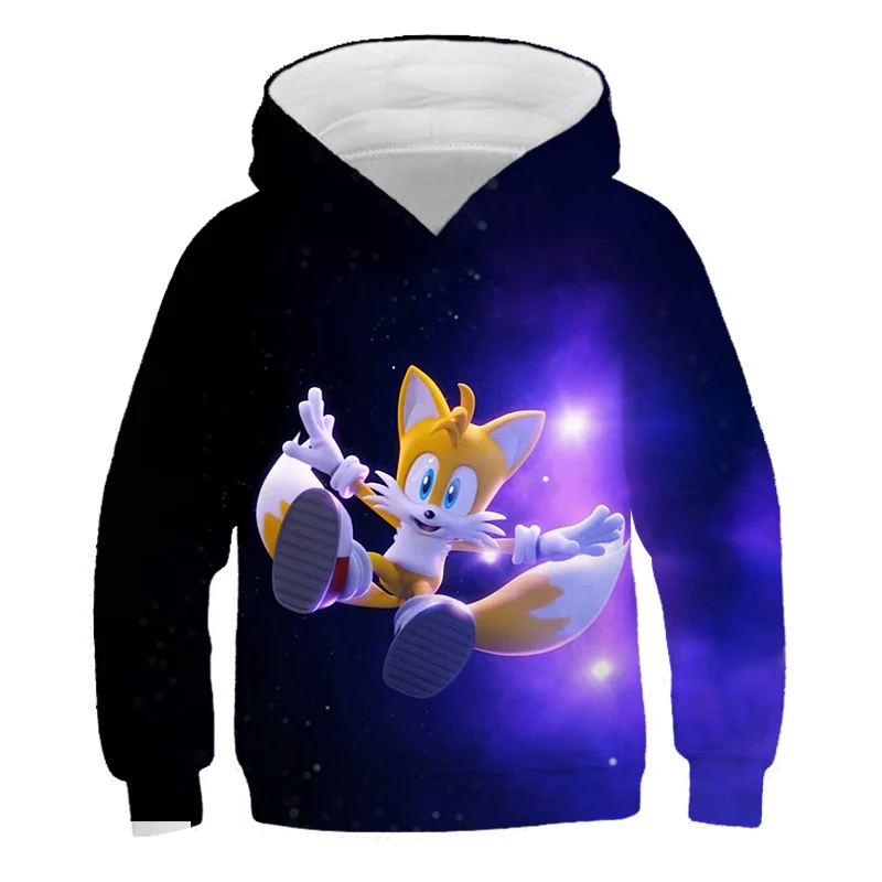 Sonic Hedgehog 3D Otroci Hoodies za Dekleta sonic otroška Majica za Fante, Dekleta Znoj Shirt Otroka Fant Hoodies Oblačila 14