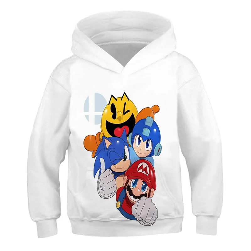 Sonic Hedgehog 3D Otroci Hoodies za Dekleta sonic otroška Majica za Fante, Dekleta Znoj Shirt Otroka Fant Hoodies Oblačila 14