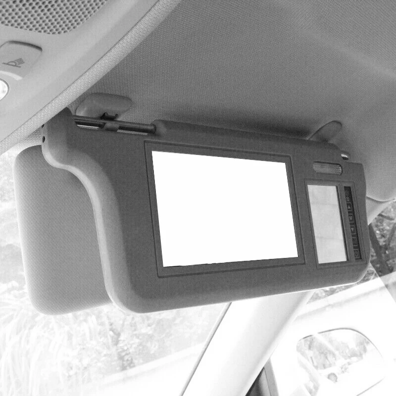 7 Palčni Avto Sunvisor Notranje Vzvratno Ogledalo Sn Lcd Monitor DVD/VCD/GPS/TV, Predvajalnik, Kamera Zadaj (Levi+Desni)Ščitnik proti Soncu