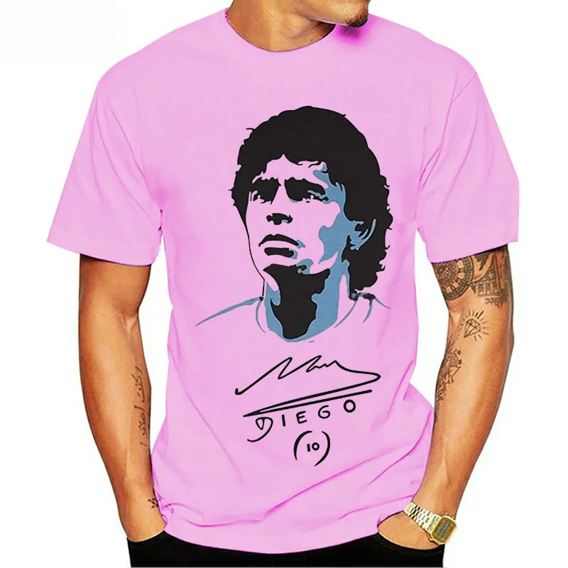 2021 Pomlad Poletje 3D Tiskanih Maradona 10 Letnik moška T-Shirt Modne Ulice Nogometni Igralec Priložnostne Tees Top Majica
